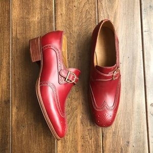 NEW CHLOE See by Chloe Burgundy Loafers Brogues